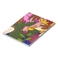 Abstract tropical leaves and flowers  