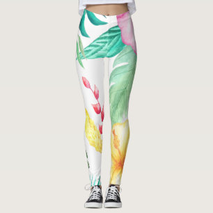 Abstract Tropical Leggings