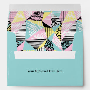 Abstract Tropical Pattern custom text Envelope