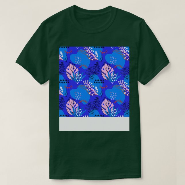 Abstract tropical pattern TShirt (Design Front)