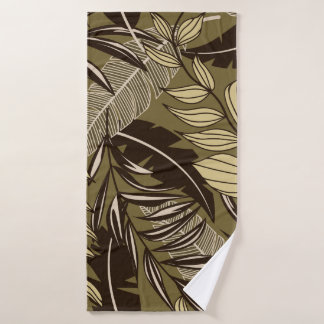 Abstract tropical seamless pattern with colourful  bath towel