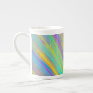 Abstract Tropical Summer Fun Bone China Mug