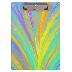 Abstract Tropical Summer Fun Clipboard