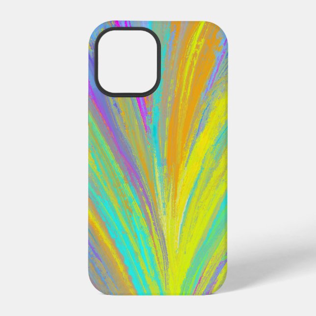 Abstract Tropical Summer Fun iPhone Case (Back)