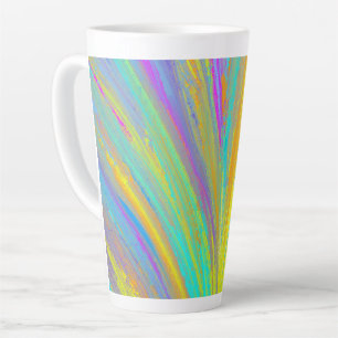 Abstract Tropical Summer Fun Latte Mug