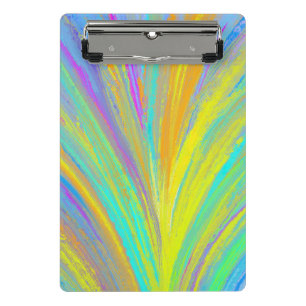 Abstract Tropical Summer Fun Mini Clipboard