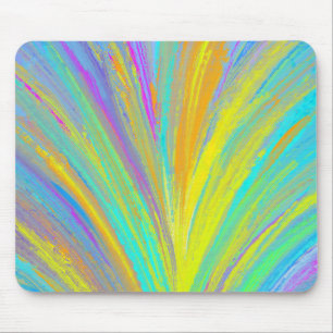 Abstract Tropical Summer Fun Mouse Mat