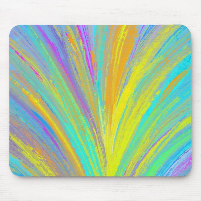 Abstract Tropical Summer Fun Mouse Mat (Front)