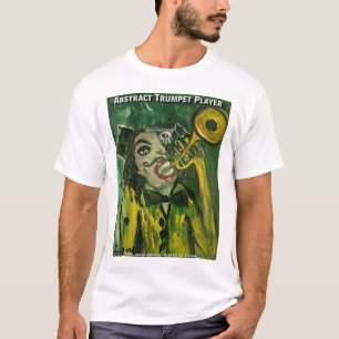 Abstract Trumpet Player T-Shirt
