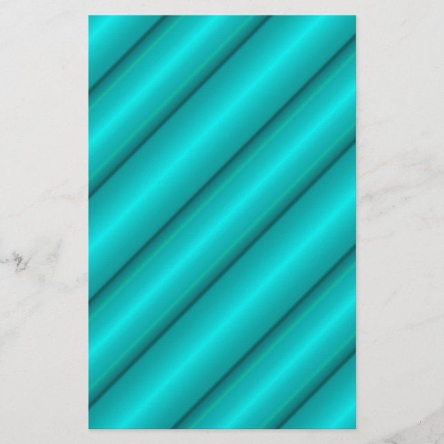 Abstract Tubes in Teal (Front)