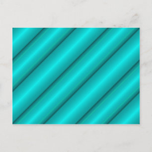Abstract Tubes in Teal Postcard