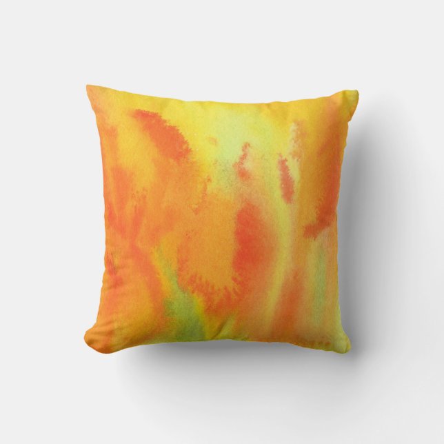 Abstract Tulips Cushion (Front)