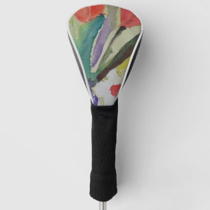 Abstract Tulips & Spring Flowers Golf Head Cover