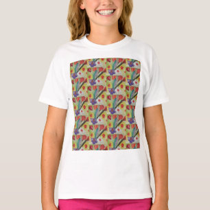 Abstract Tulips & Spring Flowers Kids T-Shirt
