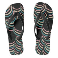 Abstract Tunnel Swirls Pink Green Black