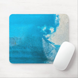 Abstract Turquoise Pattern Mouse Mat