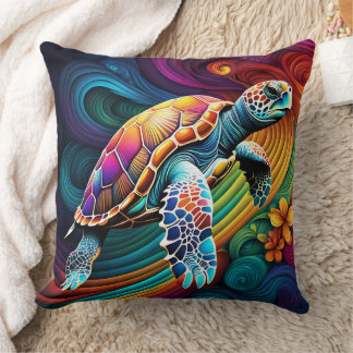 ABSTRACT TURTLE CUSHION