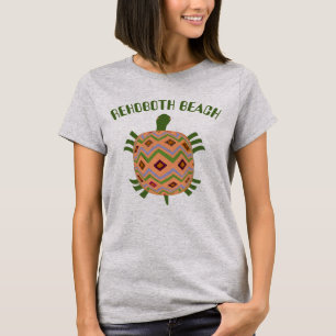 Abstract Turtle, edit beach name, T-Shirt