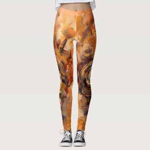 Abstract Turtle Leggings