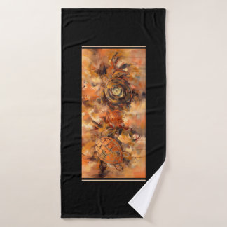Abstract Turtles Bath Towel Set