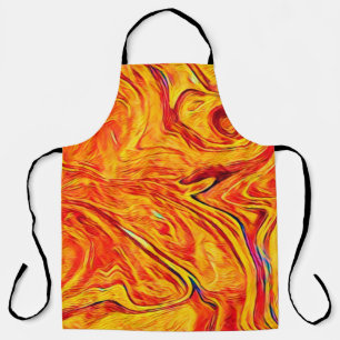 Abstract twirl waves texture backgruond. Bright co Apron