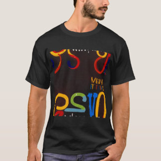 Abstract Typography Art | Vibrant & Dynamic T-Shirt