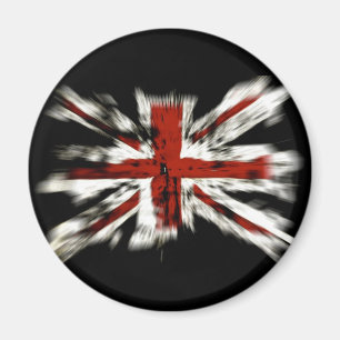 Abstract UK Flag Magnet