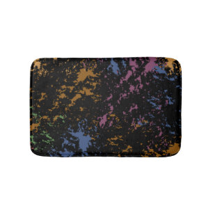 Abstract Uneven Pattern Bath Mat