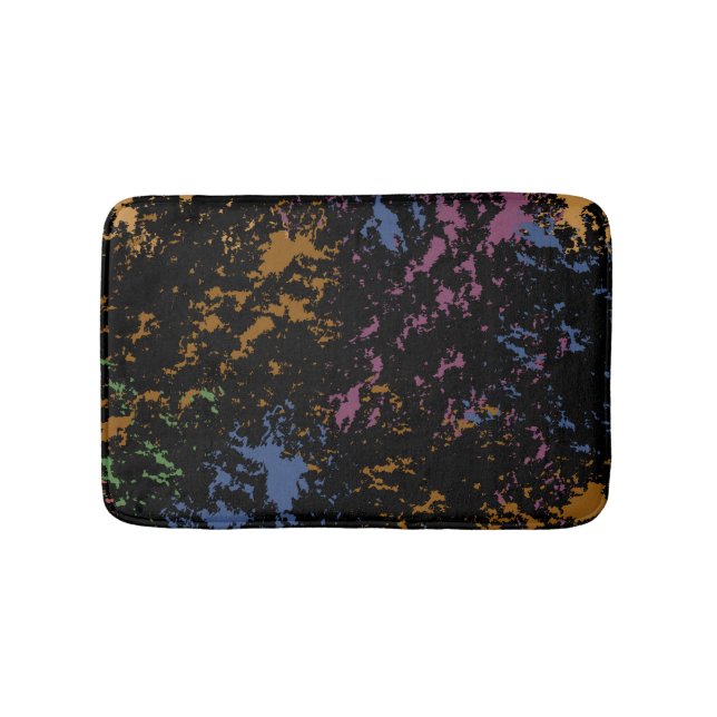 Abstract Uneven Pattern Bath Mat (Front)