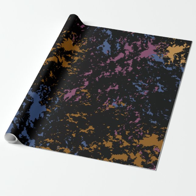 Abstract Uneven Pattern Wrapping Paper (Unrolled)