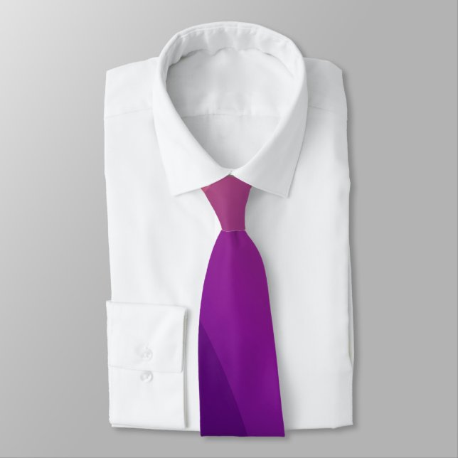 Abstract unique artistic cool purple tie (Tied)