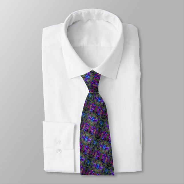 Abstract Unique Fshion Tie (Tied)