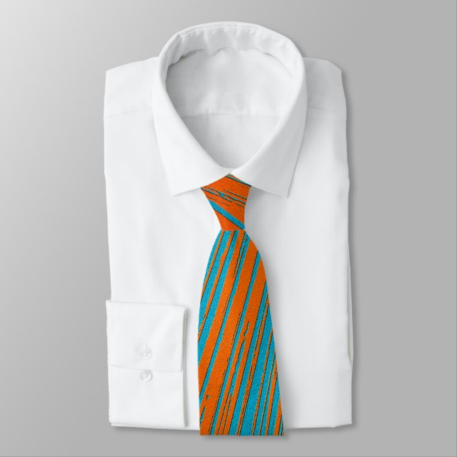 Abstract Unique Modern Tie (Tied)