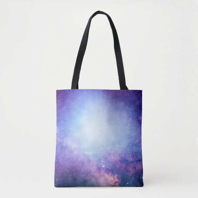 Abstract universe smoke stars tote bag (Front)