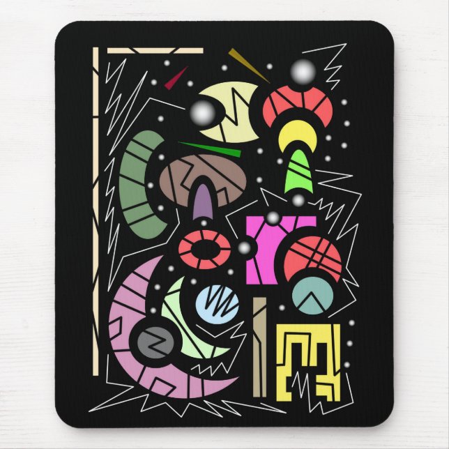 abstract urban 12 mouse mat (Front)