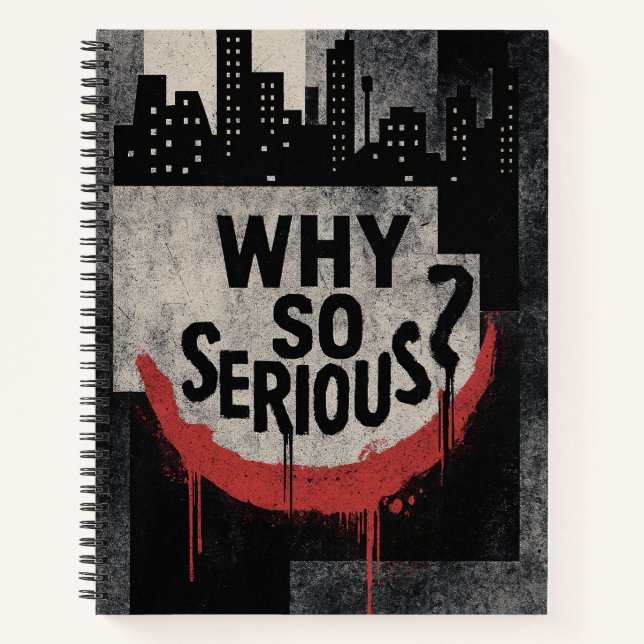 Abstract Urban Grin Art Notebook (Front)