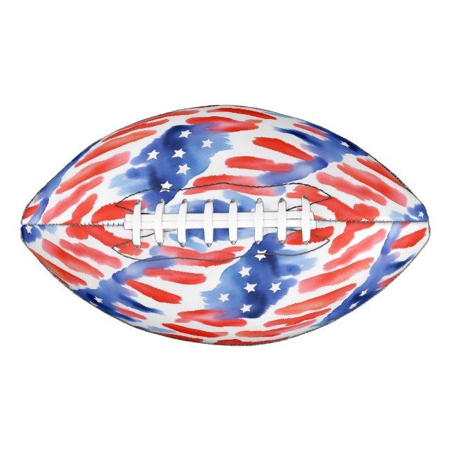 Abstract US Flag - Football American Football (Front)