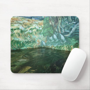 Abstract Van Gogh Corner Mouse Mat