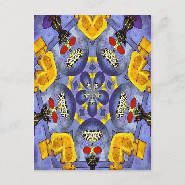 Abstract Vase Postcard (Front)