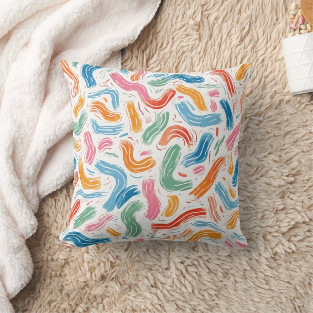 Abstract vector drawing featuring a variety of  th cushion (Blanket)