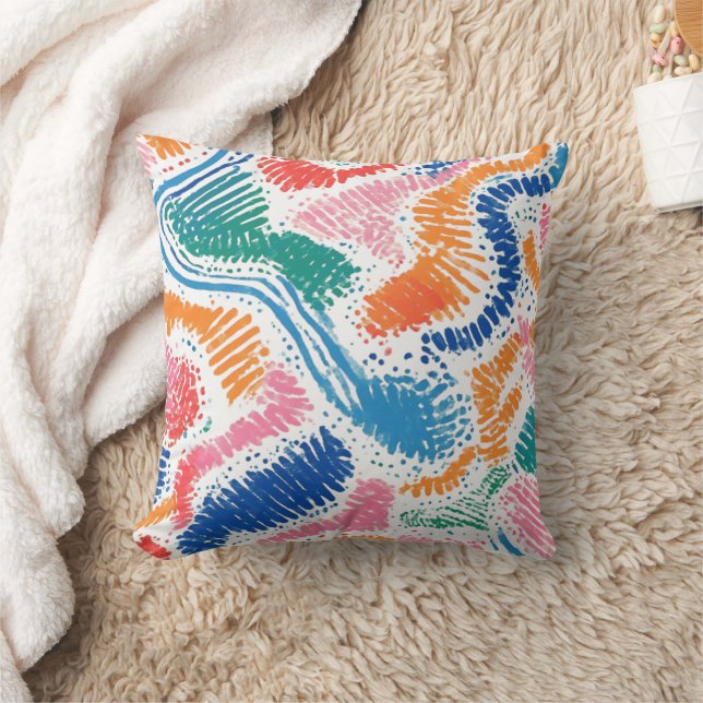 Abstract vector illustration featuring a variety cushion (Blanket)