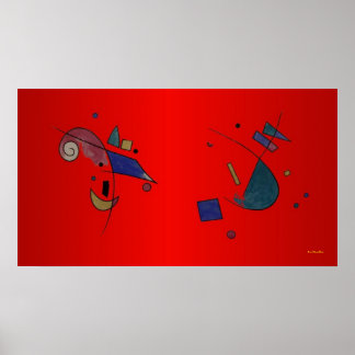 Abstract Verdi Poster