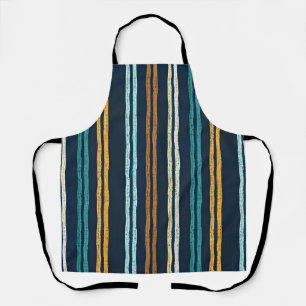 Abstract Vertical Lines pattern Apron
