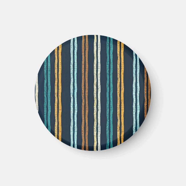 Abstract Vertical Lines pattern Magnet (Front)