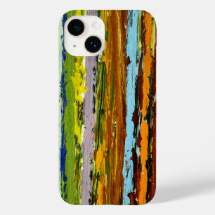 Abstract Vertical Paint Streaks Case-Mate iPhone 14 Case