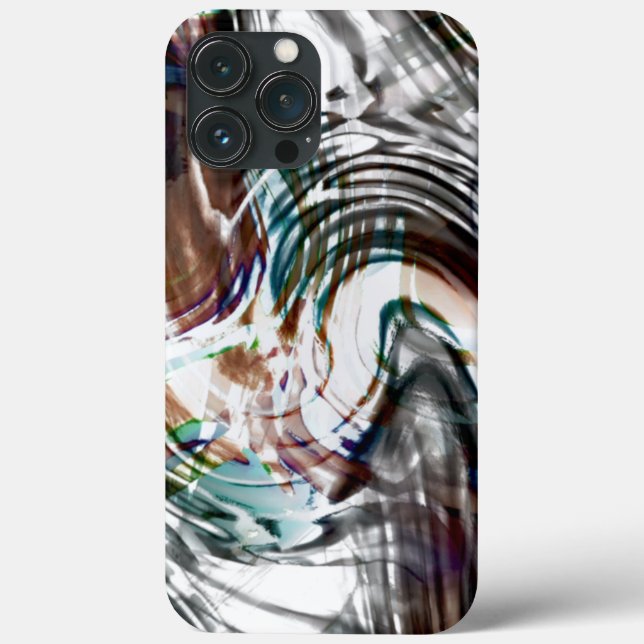 Abstract very strange stained or striped typhoon   Case-Mate iPhone case (Back)