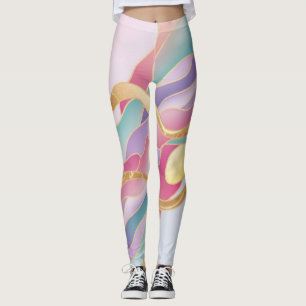 Abstract Vibrant Legging