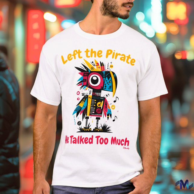 Abstract Vibrant Parrot Graphic T-Shirt (Creator Uploaded)