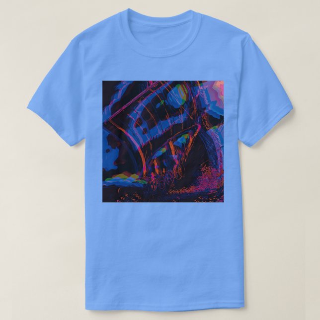 Abstract Viking Ship T-Shirt (Design Front)