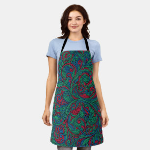Abstract Vine Tendril Growth Line Apron